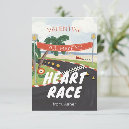 Invitation Piste Valentine (Debout devant)