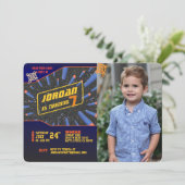 Invitation Pistolet à Fléchettes (Debout devant)