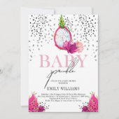 Invitation Pitaya Elegant Baby Sprinkle (Devant)