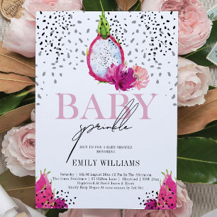 Invitation Pitaya Elegant Baby Sprinkle