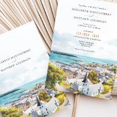 Invitation Pittoresque Mackinac Island Michigan Watercolor Ma