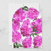 Invitation Pivoine. Invitation (Dos)