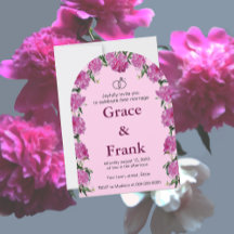 Invitation Pivoine. Invitation