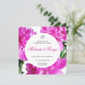 Invitation Pivoine. Invitation (Debout devant)