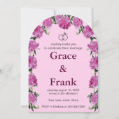 Invitation Pivoine. Invitation (Devant)