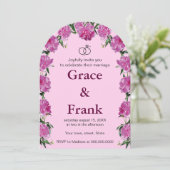 Invitation Pivoine. Invitation (Debout devant)