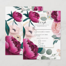 Pivoine Rose Eucalyptus Jardin Floral Glam R.S.V.P
