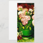Invitation Pivoines et roses de Van Gogh (Devant / Derrière)