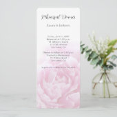 Invitation Pivoines roses (Debout devant)