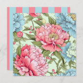 Invitation Pivoines taïwanaises (Devant / Derrière)