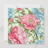 Invitation Pivoines taïwanaises (Devant)