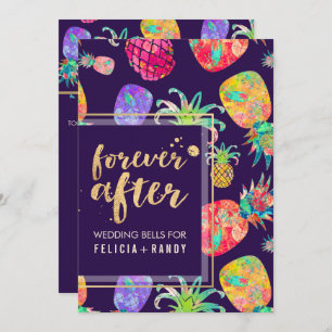 Invitation Pix-Dezines Aloha Aloha Hawaiian Pineapples/DO-IT-