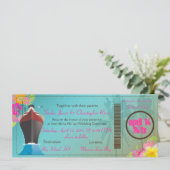 Invitation Pix-Dezines Bateau Pass d'embarquement/bateau d'am (Debout devant)