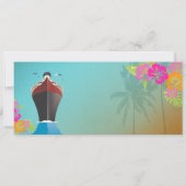 Invitation Pix-Dezines Bateau Pass d'embarquement/bateau d'am (Dos)