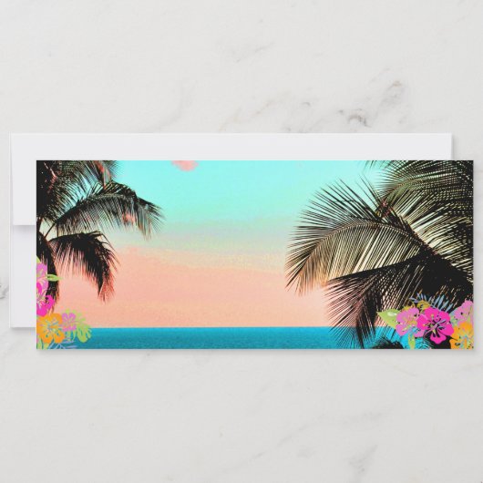 Invitation Pix-Dezines Boarding Pass to Paradise (Dos)