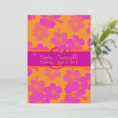 Invitation Pix-Dezines do-it-yourself arrière - plan, hibiscu (Debout devant)