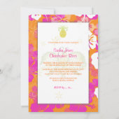 Invitation Pix-Dezines do-it-yourself arrière - plan, hibiscu (Dos)