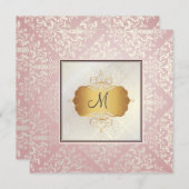 Invitation Pix-Dezines Étienne Damask (Devant / Derrière)