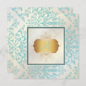 Invitation Pix-Dezines Étienne Damask (Devant / Derrière)