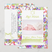 Invitation Pix-Dezines grunge stars/brit milah (Devant / Derrière)