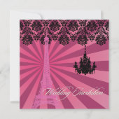 Invitation Pix Dezines la tour eiffel/paris (Devant)