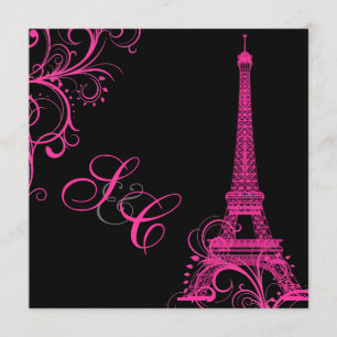 Invitation Pix Dezines la tour eiffel/paris