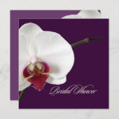 Invitation Pix-Dezines orchidées/phalaenopsis (Devant / Derrière)