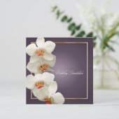 Invitation Pix-Dezines orchidées/phalaenopsis (Debout devant)