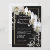 Invitation Pix-Dezines orchidées/phalaenopsis (Dos)