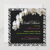 Invitation Pix-Dezines orchidées/phalaenopsis (Dos)