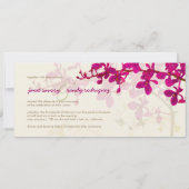 Invitation Pix-Dezines orchidées/renanthera (Dos)