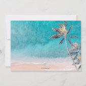 Invitation Pix Dezines surf, palmiers, beach ba mitzvah  (Dos)