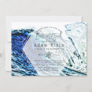 Invitation Pix Dezines Surfs Up Beach Bar Mitzvah