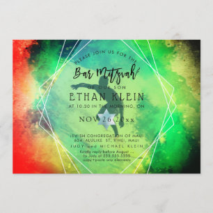 Invitation Pix Dezines Surfs Up/Surfer/Beach Bar Mitzvah