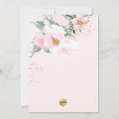 Invitation PixDezin H2 Rose Simple Baptême en Rosé (Dos)