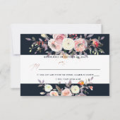 Invitation PixDezine Aquarelle Pastel Roses RSVP (Devant)