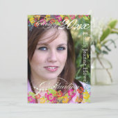 Invitation PixDezine Hibiscus hawaïen, Graduations 2011 (Debout devant)