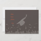 Invitation PixDezines 2011 Diplôme/Photo/Casquette+Gown (Dos)