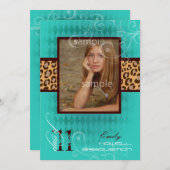 Invitation PixDezines 2011 - Empreinte de léopard (Devant / Derrière)