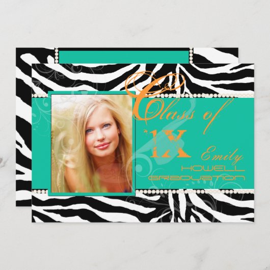 Invitation PixDezines 2012 Grads, couleurs d'impression/do-it (Devant / Derrière)