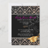 Invitation PixDezines 2012 Grads, olivia damask/do-it-yoursel (Dos)