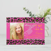 Invitation PixDezines 2012 Grads, teetah print/do-it-yourself (Debout devant)