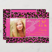 Invitation PixDezines 2012 Grads, teetah print/do-it-yourself (Devant / Derrière)