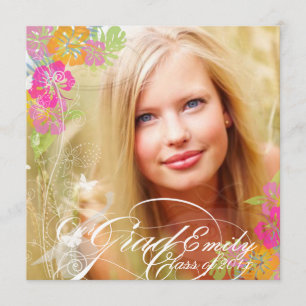 Invitation PixDezines 2012 - Photo+hibiscus