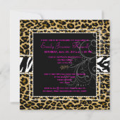 Invitation PixDezines 2013 Grads, cheetah+zebra/do-it-yoursel (Dos)