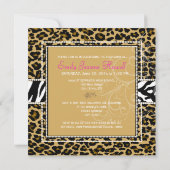 Invitation PixDezines 2013 Grads, teetah print/do-it-yourself (Dos)