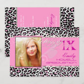 Invitation PixDezines 2025 Grads, tirage au guépard/couleurs  (Devant / Derrière)