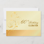Invitation PixDezines 60 Anniversaire/filigree/DO-IT-YOURSELF (Devant)