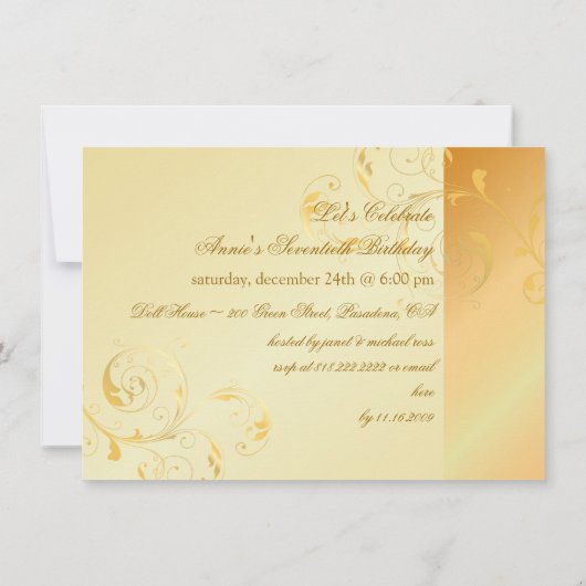 Invitation PixDezines 70 Anniversaire/Flickr/DO-IT-YOURSELF É (Dos)