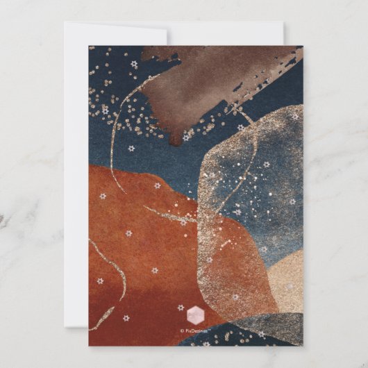 Invitation PixDezines Abstrait Moderne B'nai Mitzvah (Dos)